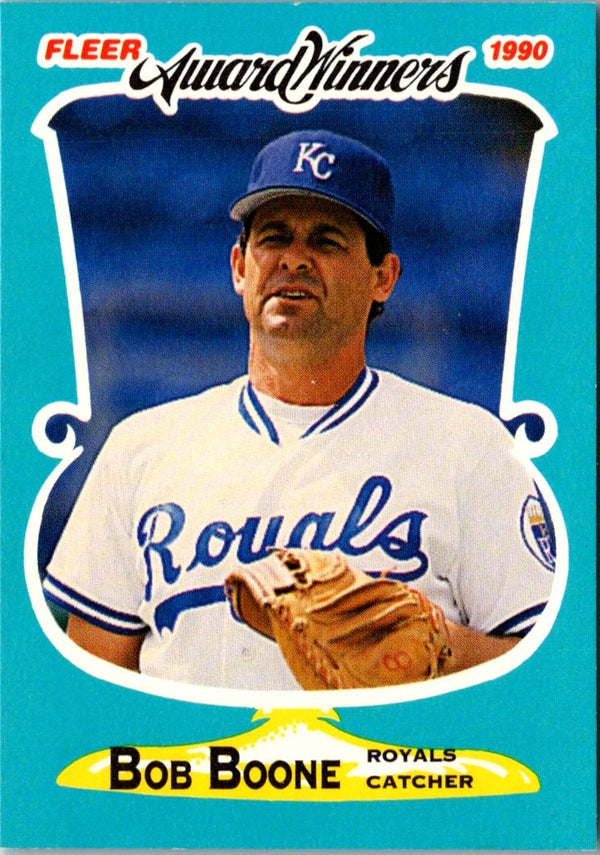 1990 Fleer Award Winners Bob Boone #5