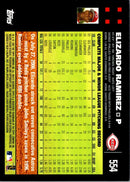 2007 Topps Elizardo Ramirez