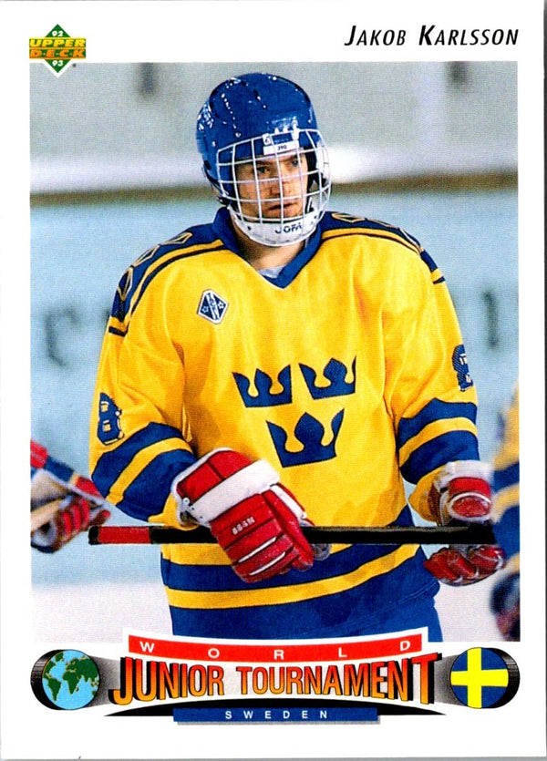 1992 Upper Deck Jakob Karlsson #229 Rookie