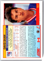 1991 Score David Shaw #161