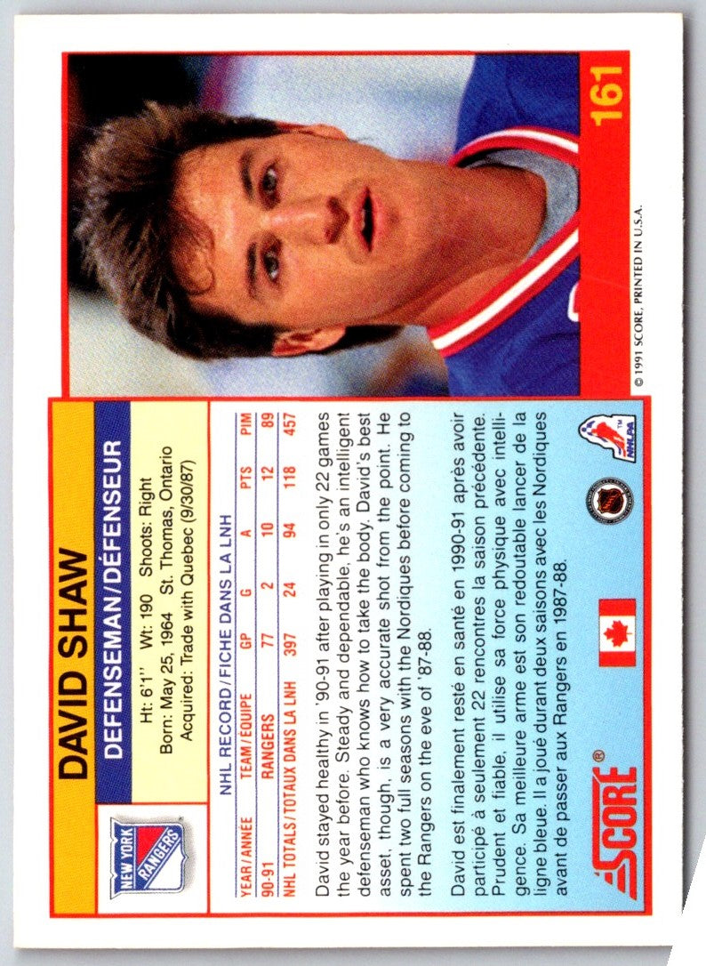 1991 Score David Shaw