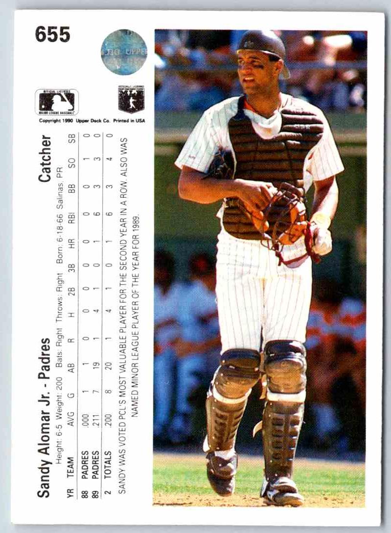 1990 Upper Deck Sandy Alomar