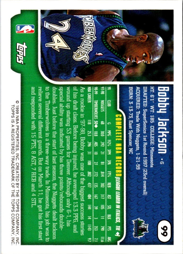 1999 Topps Bobby Jackson