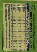 1982 O-Pee-Chee Bruce Benedict #168