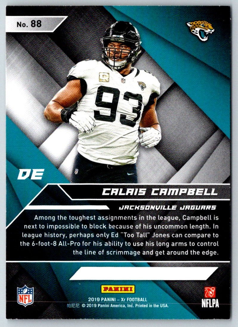 2019 Panini XR Calais Campbell