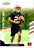 2007 Score Leon Hall #338 Rookie