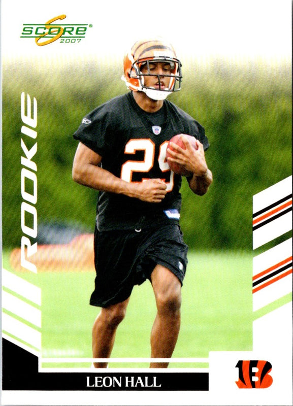 2007 Score Leon Hall #338 Rookie