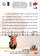 2008 Upper Deck First Edition Dave Davidson