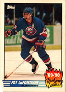 1990 Topps Team Scoring Leaders Pat LaFontaine
