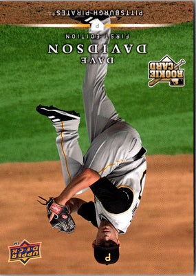 2008 Upper Deck First Edition Dave Davidson #295 Rookie