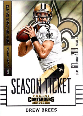 2014 Panini Contenders Drew Brees #82