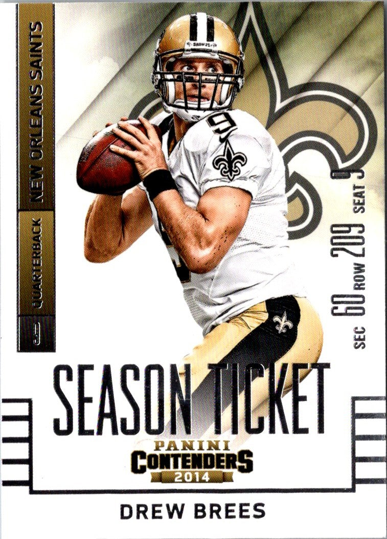 2014 Panini Contenders Drew Brees