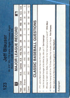 1990 Classic Blue Jeff Blauser #123