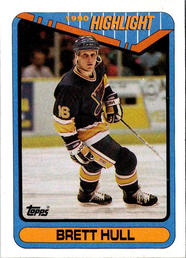 1990 Topps Brett Hull #4