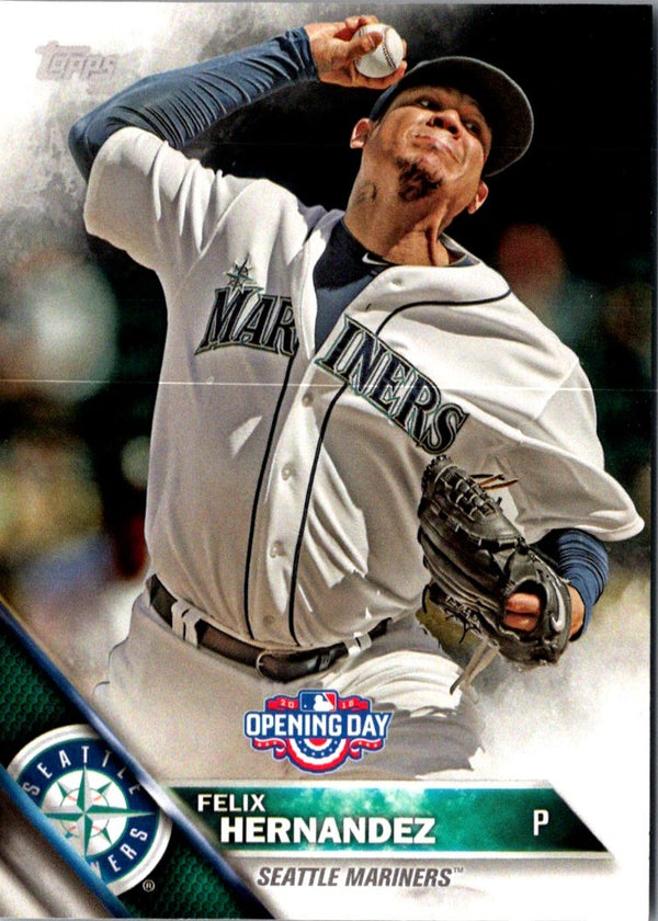 2016 Topps Opening Day Felix Hernandez #OD-10