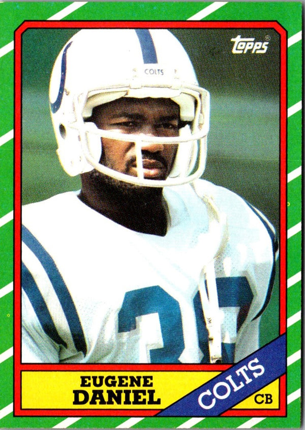 1986 Topps Eugene Daniel #323 NM+