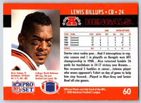 1990 Pro Set Lewis Billups #60