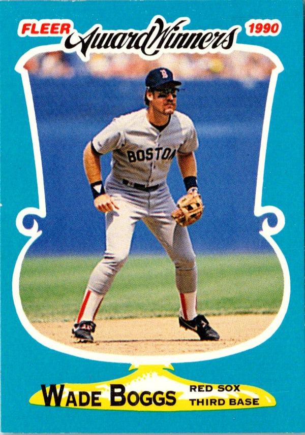 1990 Fleer Award Winners Wade Boggs #4