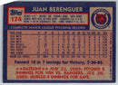 1984 Topps Juan Berenguer