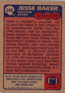 1985 Topps Jesse Baker