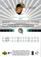 2003 Upper Deck Game Face Josh Beckett #45