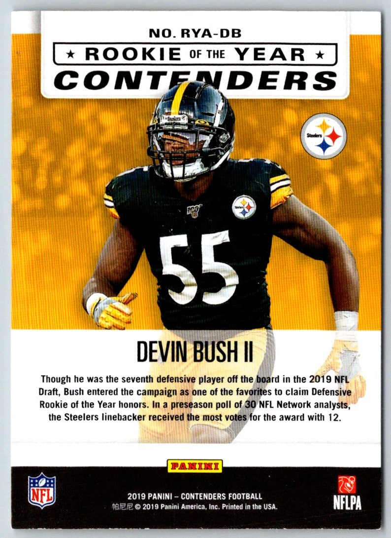 2019 Panini Absolute Devin Bush II