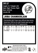 2009 Upper Deck O-Pee-Chee Joba Chamberlain