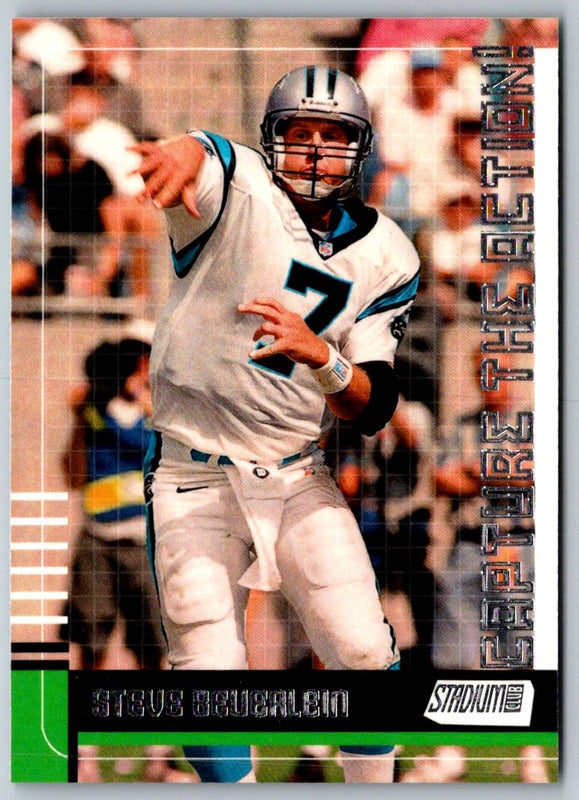 2000 Stadium Club Capture the Action Steve Beuerlein #CA7