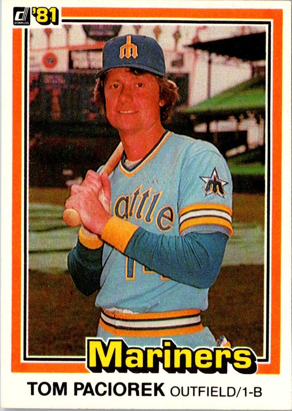 1981 Donruss Tom Paciorek #408