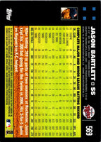 2007 Topps Jason Bartlett #569