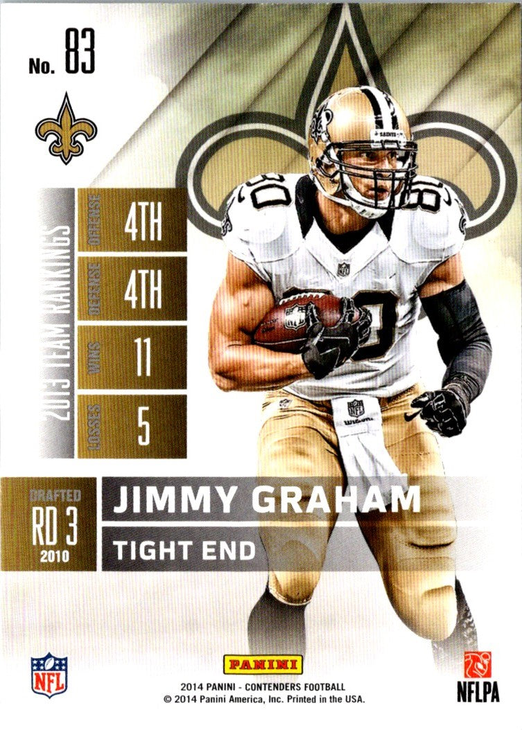 2014 Panini Contenders Jimmy Graham