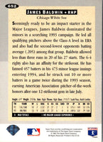 1994 Collector's Choice James Baldwin #652 Silver Signature
