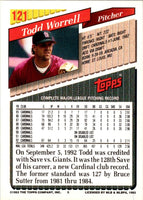 1993 Topps Gold Todd Worrell #121