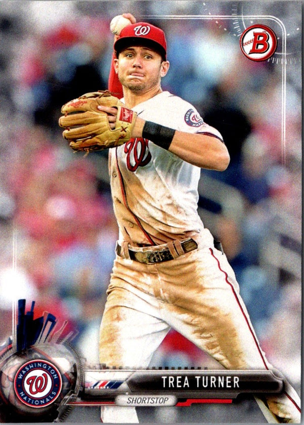 2017 Bowman Silver Trea Turner #12