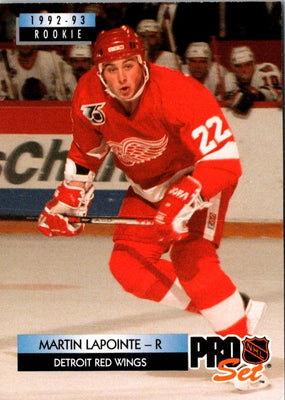 1992 Pro Set Martin Lapointe #226