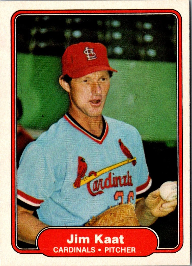 1982 Fleer Jim Kaat