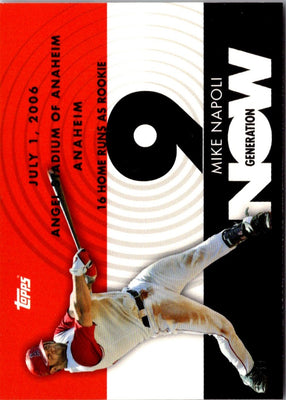 2007 Topps Generation Now Mike Napoli #GN111