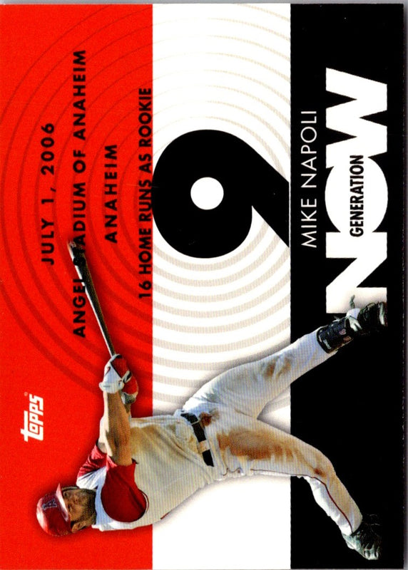 2007 Topps Generation Now Mike Napoli #GN111