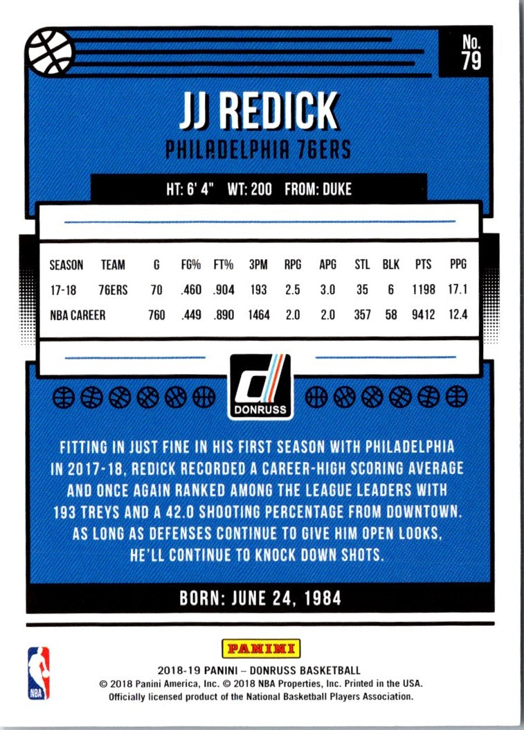 2018 Donruss JJ Redick