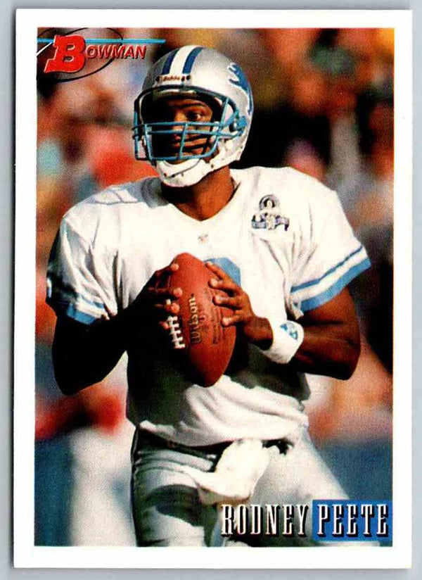 1993 Bowman Football Rodney Peete #306