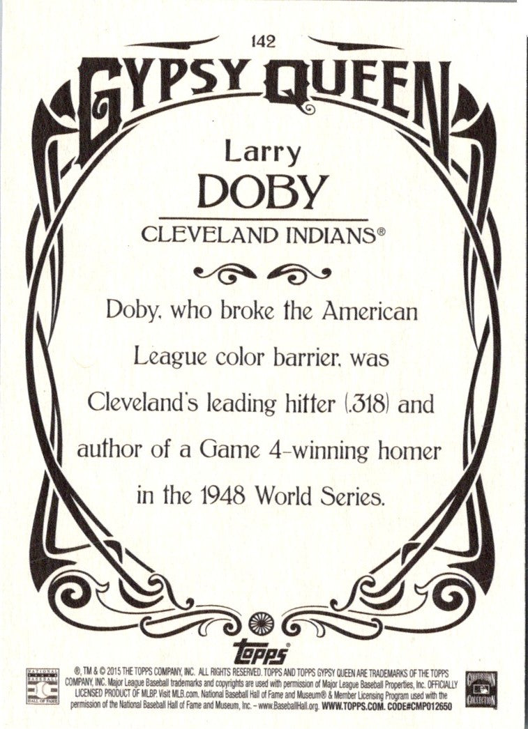 2015 Topps Gypsy Queen Larry Doby