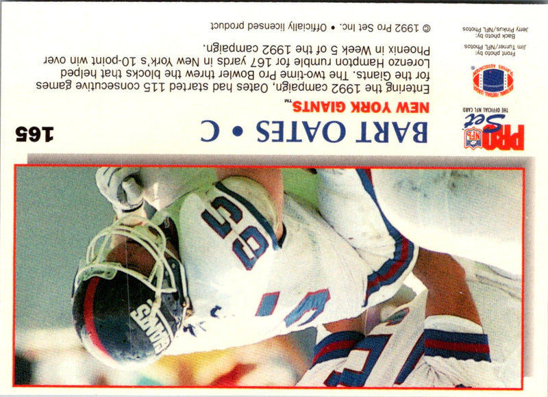 1992 Pro Set Power Bart Oates