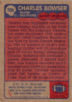 1985 Topps Charles Bowser #306 Rookie