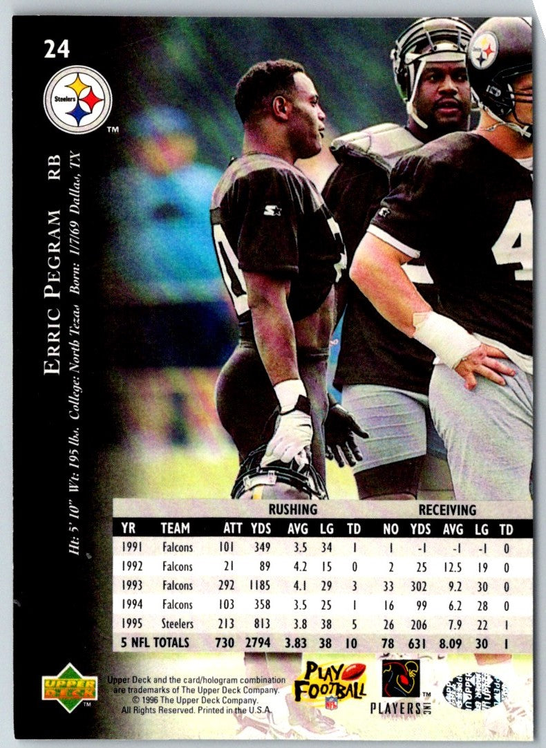 1996 Upper Deck Silver Erric Pegram