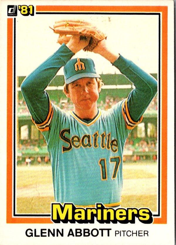 1981 Donruss Glenn Abbott #47