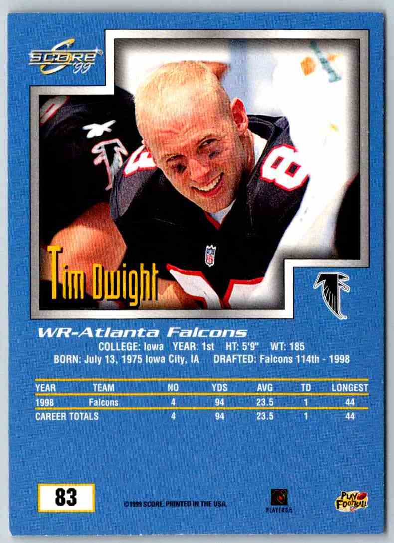 1999 Score Tim Dwight