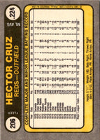 1981 Fleer Hector Cruz #206