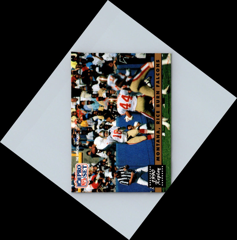 1991 Pro Set Joe Montana/Jerry Rice