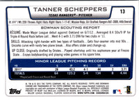 2012 Bowman Draft Picks & Prospects Chrome Tanner Scheppers #13