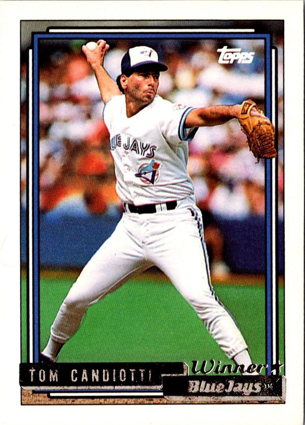 1992 Topps Tom Candiotti #38